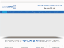 Tablet Screenshot of euskalventanas.com